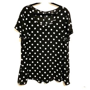 Torrid Polka Dot Blouse
